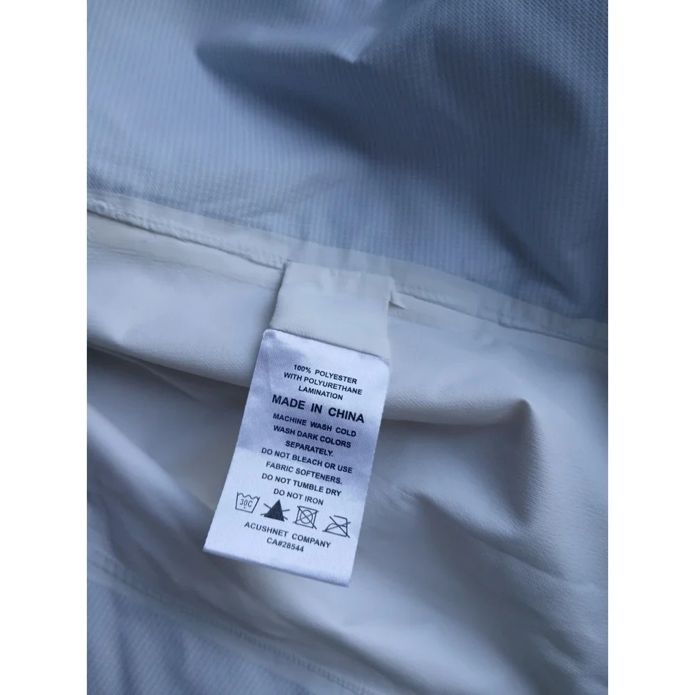 Footjoy Dryjoy Jacket Large Hydrolite Taped Seams Waterproof Golf Preppy